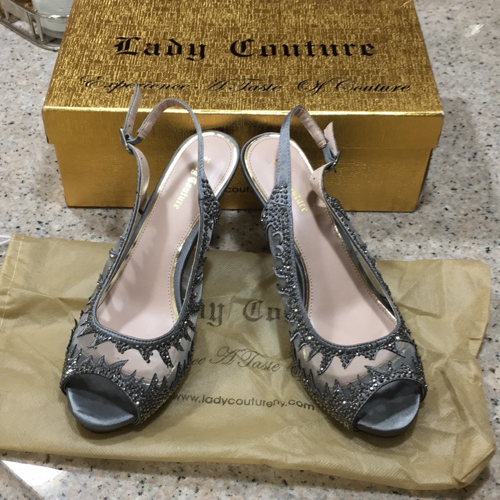 Pewter Peep Toes by Lady Couture